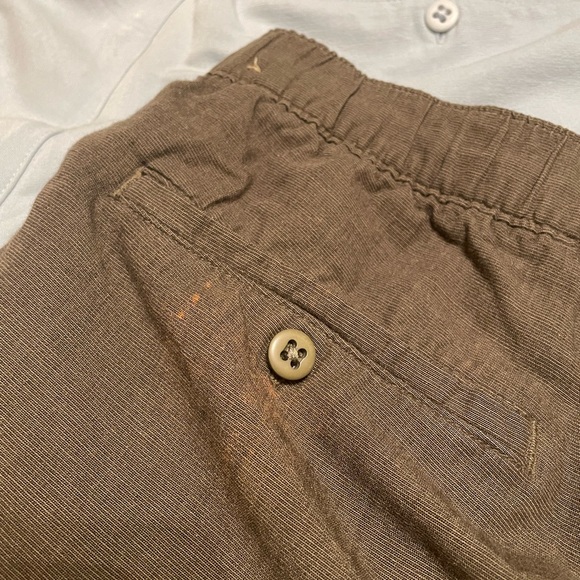 ABERCROMBIE & FITCH Drawstring Pull On Linen Blend Shorts‎ - Picture 9 of 9